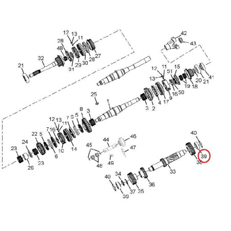 LOŽISKO PREVODOVKA #251926303101 #251926303102