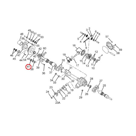 LOŽISKO OS/NÁPRAVA PRED.4X4 IHLIČKOVÉ