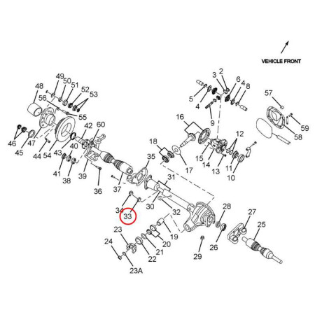 LOŽISKO OS/NÁPRAVA - ĽAVÉ