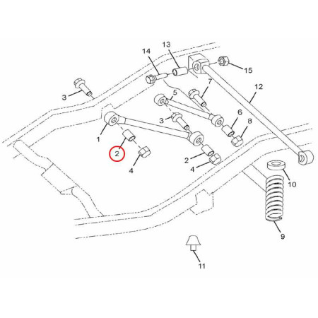 SILENTBLOK ZADNÝ DOLNÁ SPOJ. TYČ