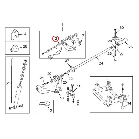SILENTBLOK HORNÉHO RAMENA
