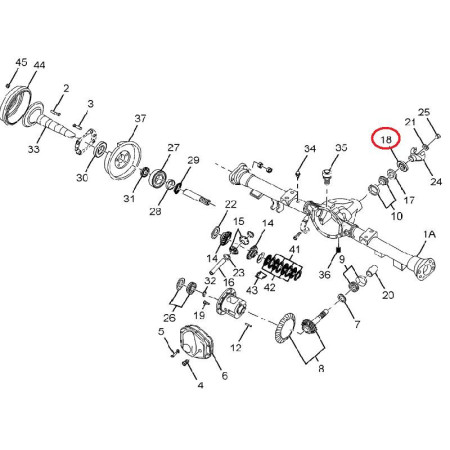 DIF. ZADNÝ - TESNENIE - 41455