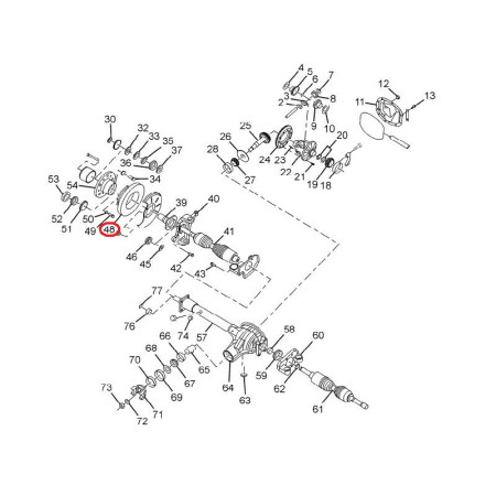 BRZDOVÝ KOTÚČ PREDNÝ - 4X4 diam 270mm