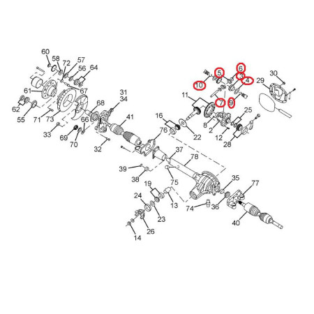 DIF. PREDNÝ - DIFERENCIAL 266733510101