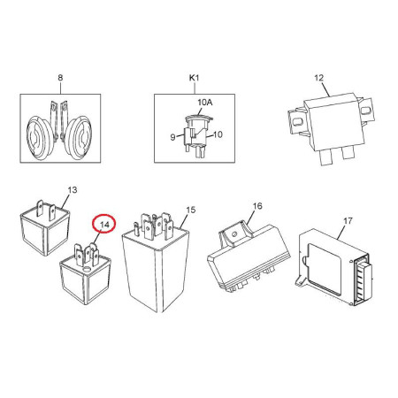 MALÉ RELÉ 12V 20A TYCO