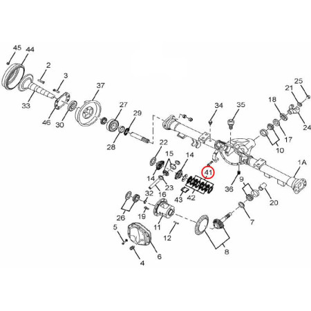 DIF. ZADNÝ - DISC DIFERENC. SPOJKA