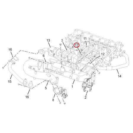 TESNENIE VENTIL EGR 2,2D