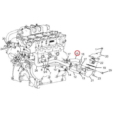 HADICA OLEJ DA EGR A TERMOST