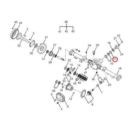 DIF. ZADNÝ - PODLOŽKA VONK. HRUŠKA DIF.