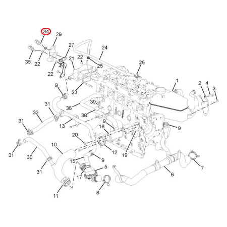 SNÍMAČ TEPL.VODA BIELÝ