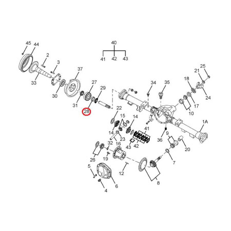 VYMEDZOVACIA PODLOŽKA LOŽISKO POLOOS
