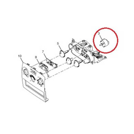SPÍNAČ VENTILÁTORA KÚRENIA 282054700112