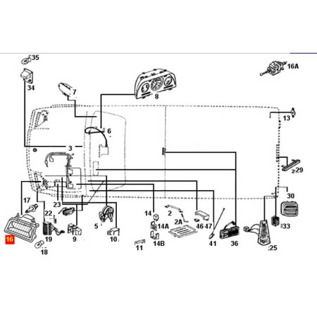 SVETLOMET PREDNÝ Ľavý