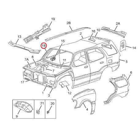 STĹPIK "A" PRAVY VNUTORNÝ