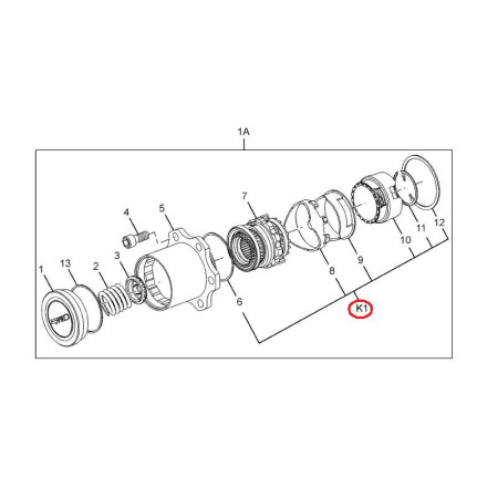 OPRAV. KOLESO NABOJ KOMPLET