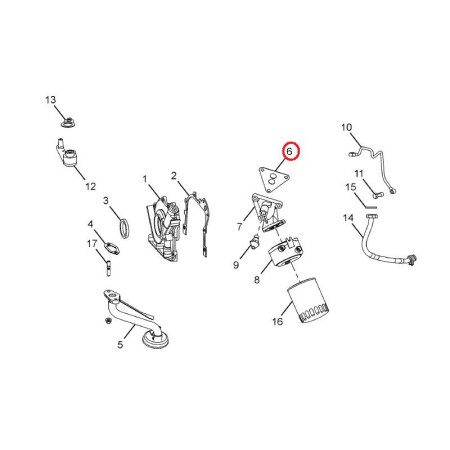 TESNENIE OLEJ. FILTER ADAPTER