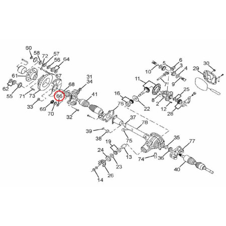 SIMERING NÁBOJ 4X4 - 40709