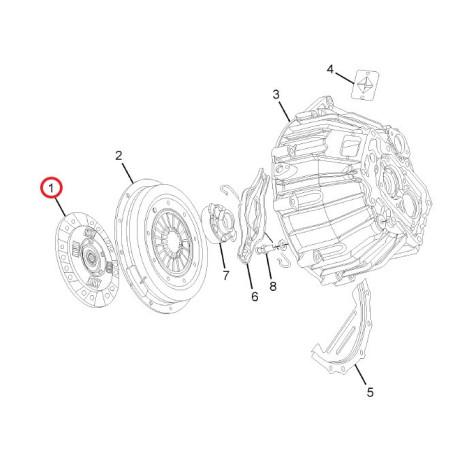 DISK/KOTÚČ SPOJKA ECONOMY
