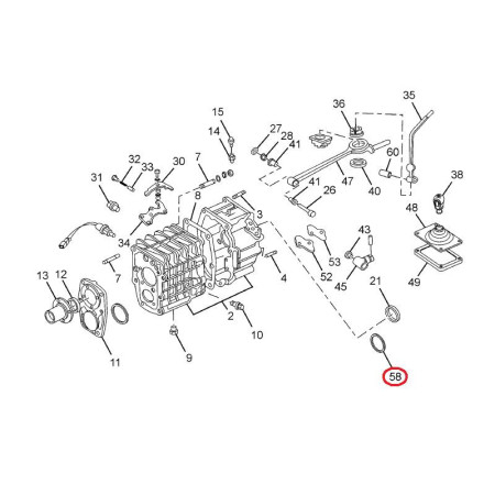 VYMEDZOVACIA PODLOŽKA PREVODOVKA 0,240 MM