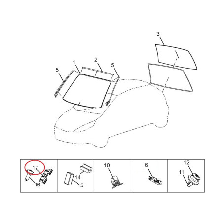 ČELNÉ SKLO SKRUTKA .