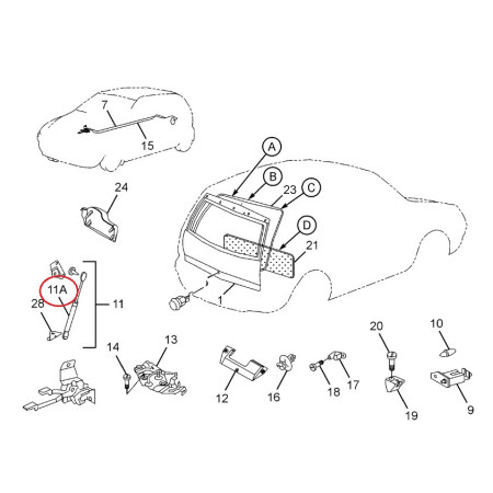 TLMIČ ZADNÝCH DVERÍ