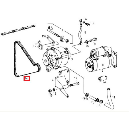 REMEŇ ALTERNÁTOR ECONOMY (4 drážkový)
