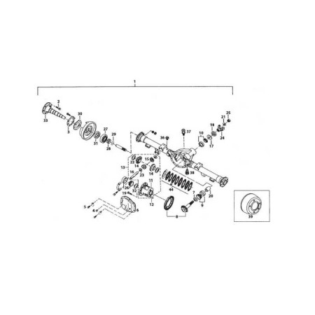 DIF. ZADNÝ - DIFERENCIAL 266335300133