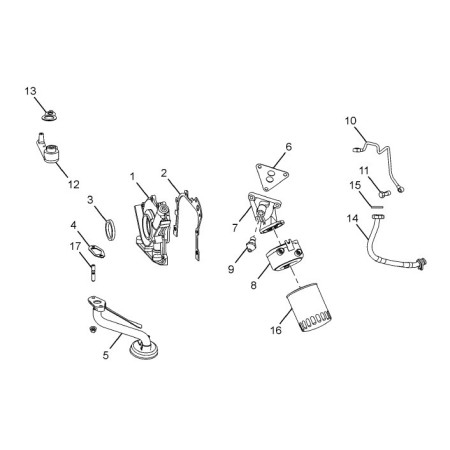 TESNENIE ČERPADL. OLEJ  SAC. HRDLO