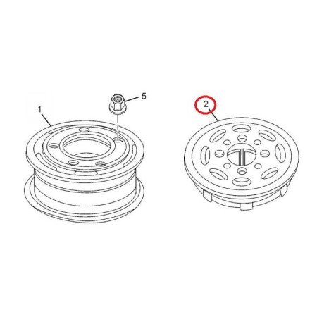 PUKLICA KOLESO STD (4X4)