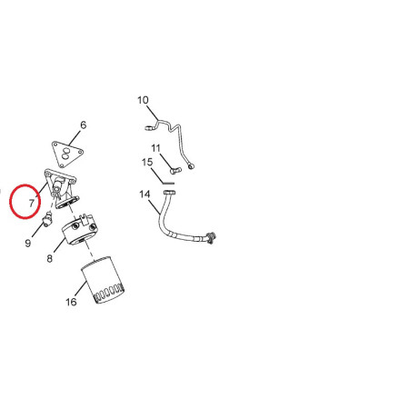 ADAPTÉR OLEJOVÉHO FILTRA