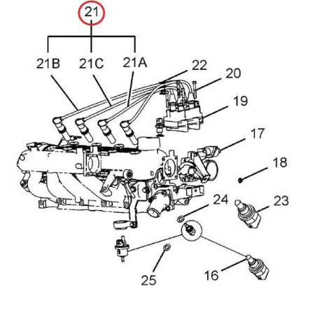 SADA SVIEČKOVÝ KÁBEL #282015200101 ECONOMY