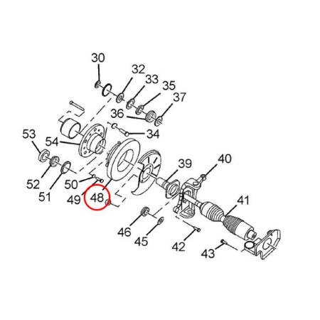 BRZDOVÝ KOTÚČ PREDNÝ - 4X4 diam 295mm
