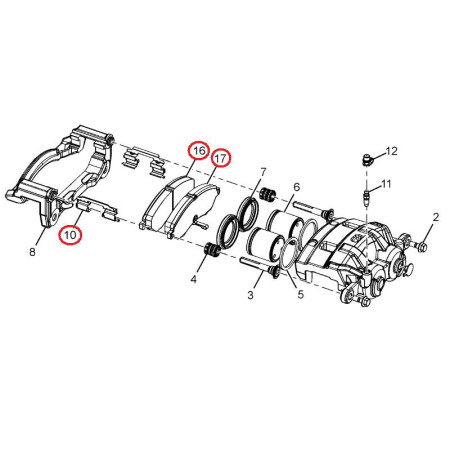 BRZDOVÉ OBLOŽENIE SADA ECONOMY