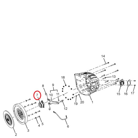 LOŽISKO VYTL. SPOJKA