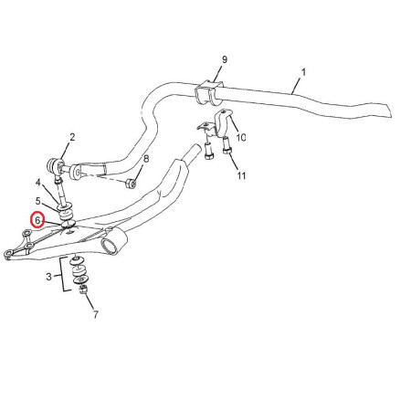 SILENTBL./PÚZDRO TYČ STABIL.PRED.