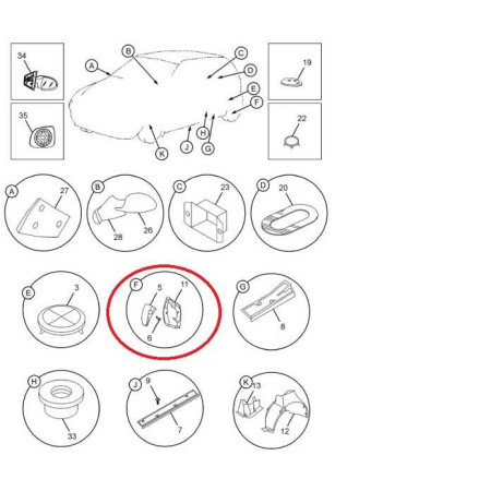 PODBEH VNÚTORNÝ ZADNÝ ĽAVÝ