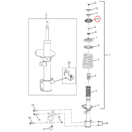SILENTBLOK - TLMIČ PREDNÝ