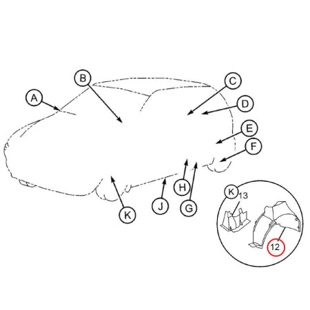 PODBLATNÍK ĽAVÝ PREDNÝ