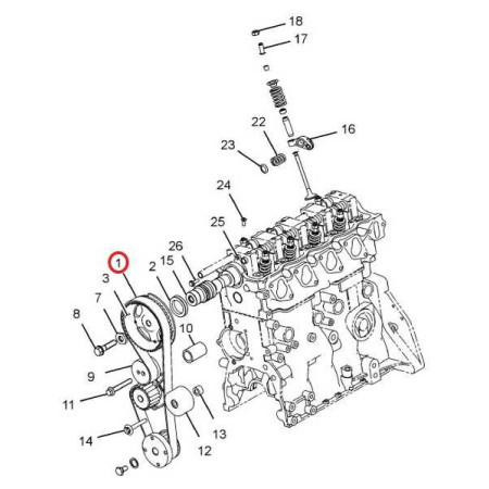 ROZVODOVÝ REMEŇ MPFI Economy
