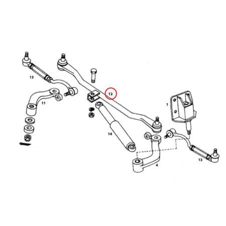 SPOJOVACIA TYČ STREDNÁ – TL OLD TYPE