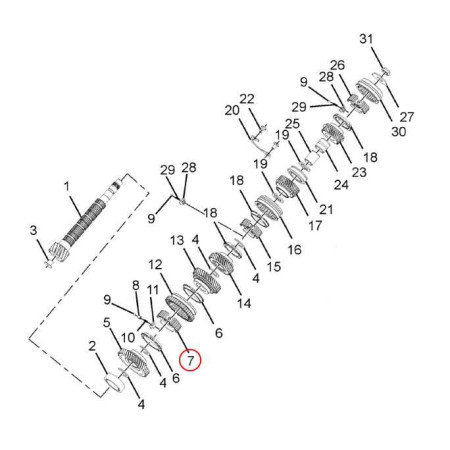 TELESO SYNCHRONNEJ SPOJKY - 1/2 stup.