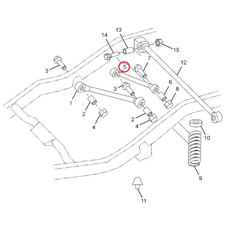 HORNÁ TYČ S PUZDROM