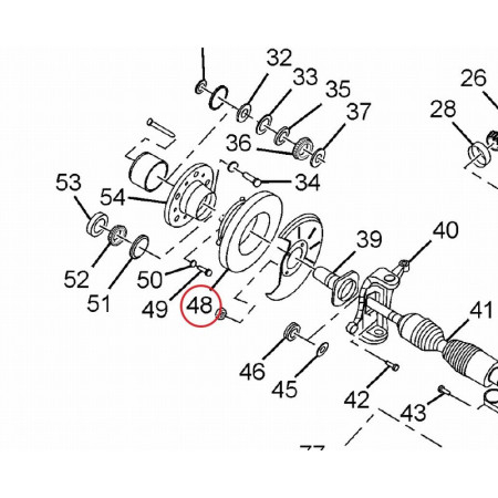 BRZDOVÝ KOTÚČ PREDNÝ - 4X4 diam 280mm Economy