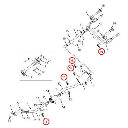 SILENTBLOK VÝFUKU 540349207701