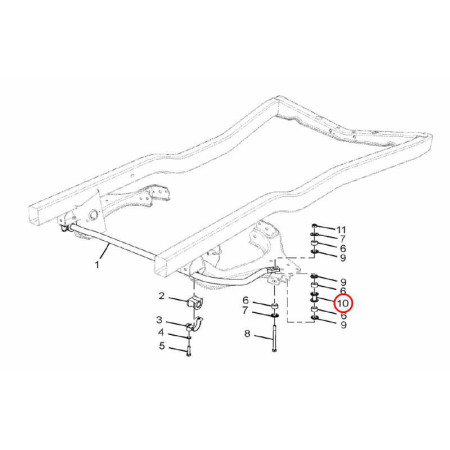 SILENTBL./PÚZDRO TYČ TORZ. PRED.