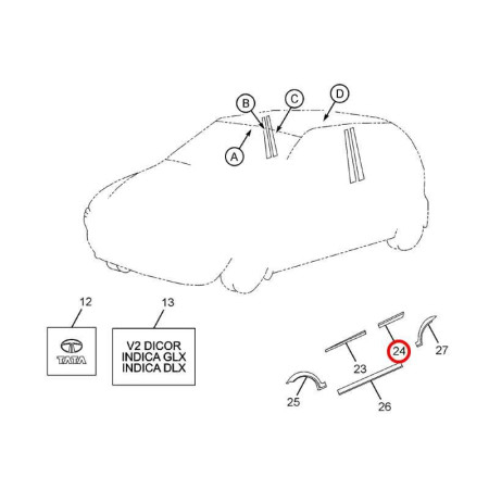 ASSY PROTECTOR RH RR DOOR