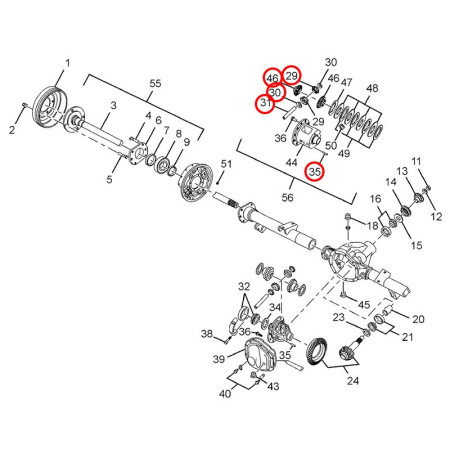DIFFERENTIALRITZEL SET