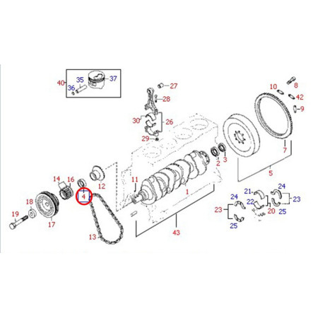 OIL SEAL (CRANKSHAFT - FRONT)