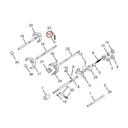 Kugel für gabel sicherung