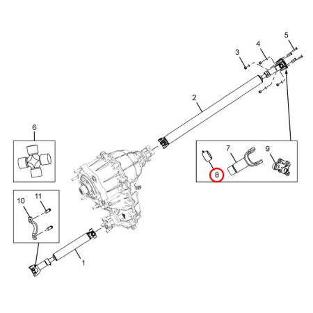 SEAL ASSY - PROPELLER SHAFT